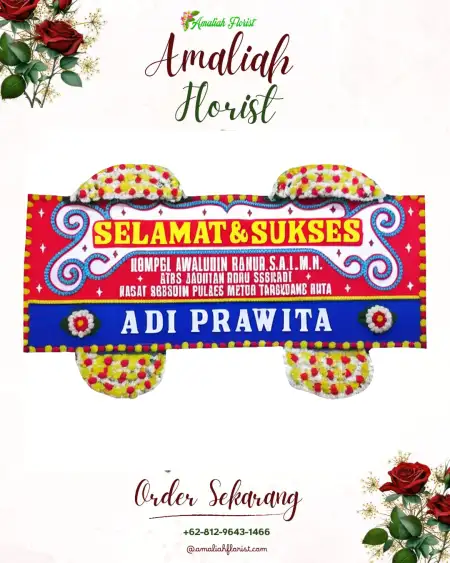 Papan Bunga Ucapan Selamat Mlatibaru